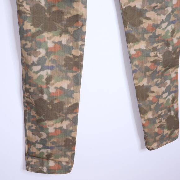 ANATOMIE Camo Karo Cargo Pant Camouflage Brown Green Casual Women's XS - Picture 7 of 10